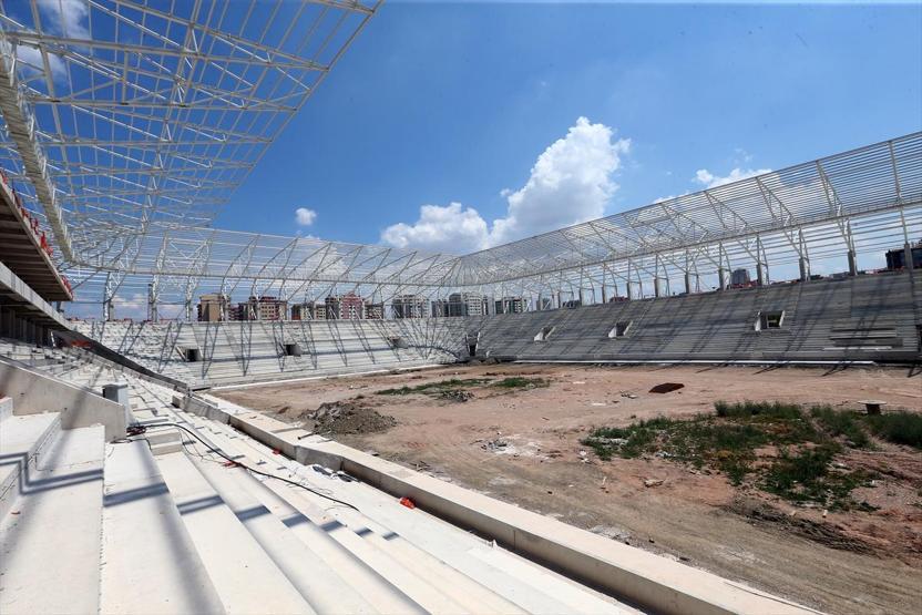 Ankaranın yeni stadının yüzde 70i bitti