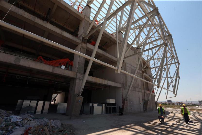 Ankaranın yeni stadının yüzde 70i bitti