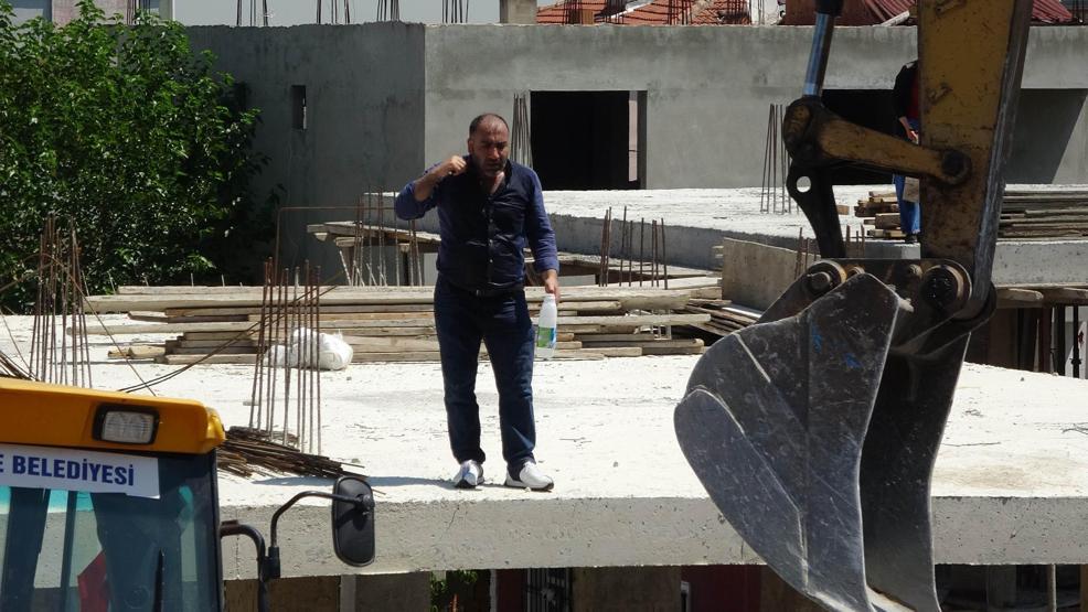 İstanbul Büyükçekmecede olaylı yıkım