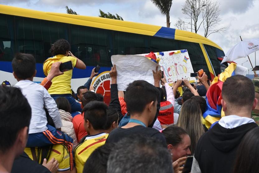 Kolombiya şampiyon gibi karşılandı