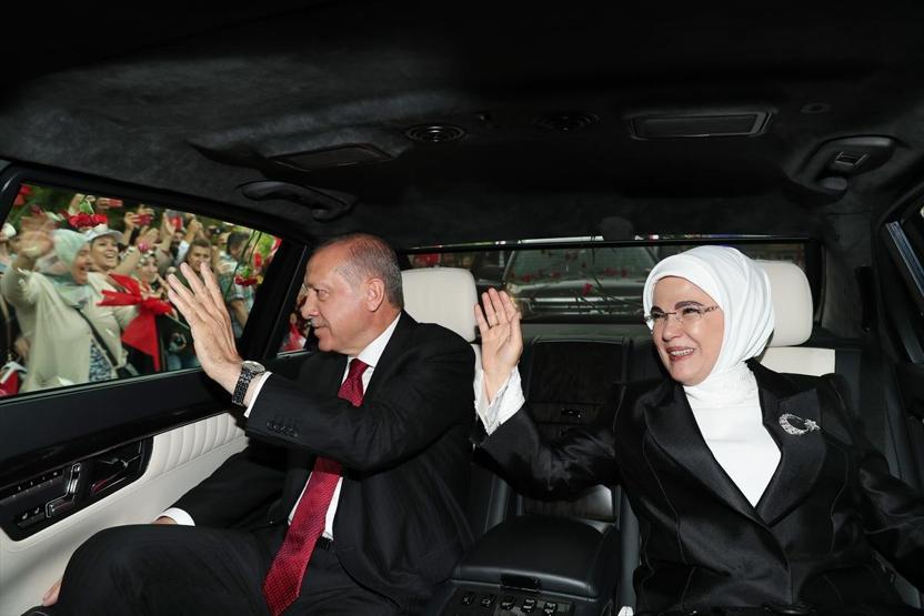 Yeni sistem resmen başladı: İşte Cumhurbaşkanı Erdoğanın yemin töreninden kareler