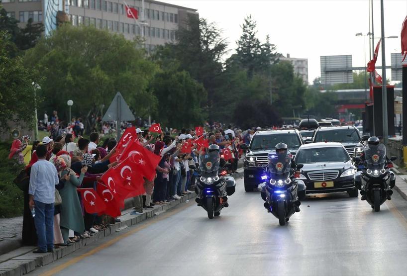 Yeni sistem resmen başladı: İşte Cumhurbaşkanı Erdoğanın yemin töreninden kareler