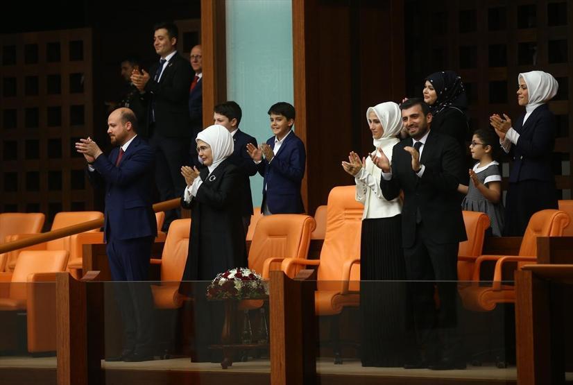 Yeni sistem resmen başladı: İşte Cumhurbaşkanı Erdoğanın yemin töreninden kareler