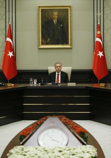 Cumhurbaşkanlığı Kabine Toplantısından ilk kareler