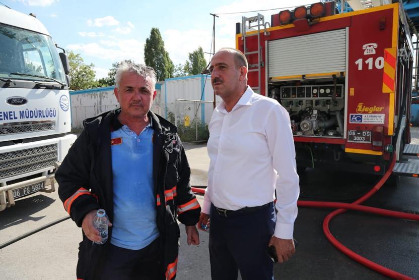 Son dakika... Ankarada fabrika yangını