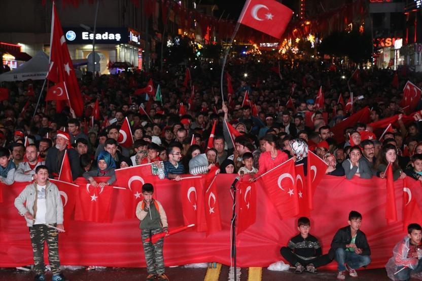 15 Temmuz Türkiyenin 81 ilinde böyle anıldı