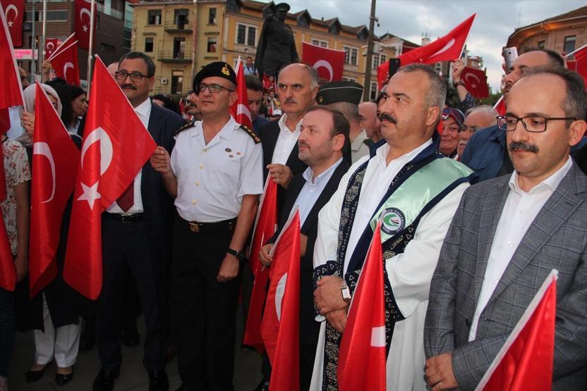 15 Temmuz Türkiyenin 81 ilinde böyle anıldı