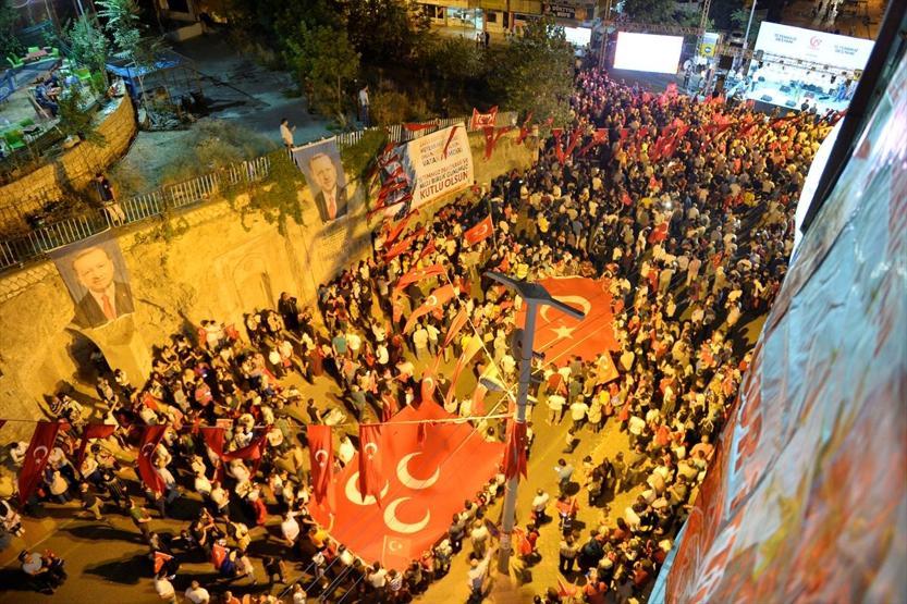 15 Temmuz Türkiyenin 81 ilinde böyle anıldı