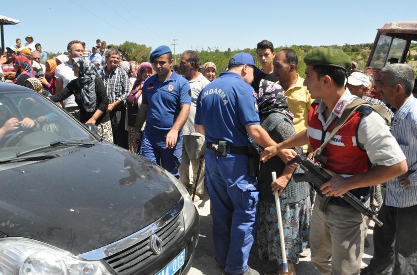 Denizlide su kaynağı arbedesi: Jandarma geldi