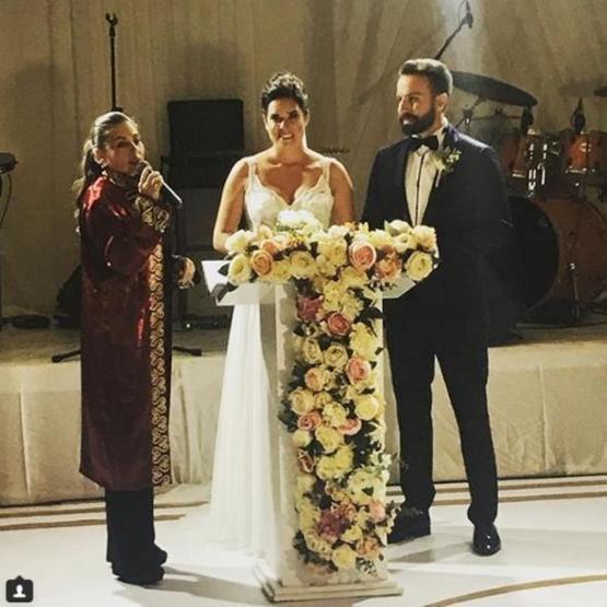 Bengi Öztürk ile Sertaç Akkayanın mutlu günü
