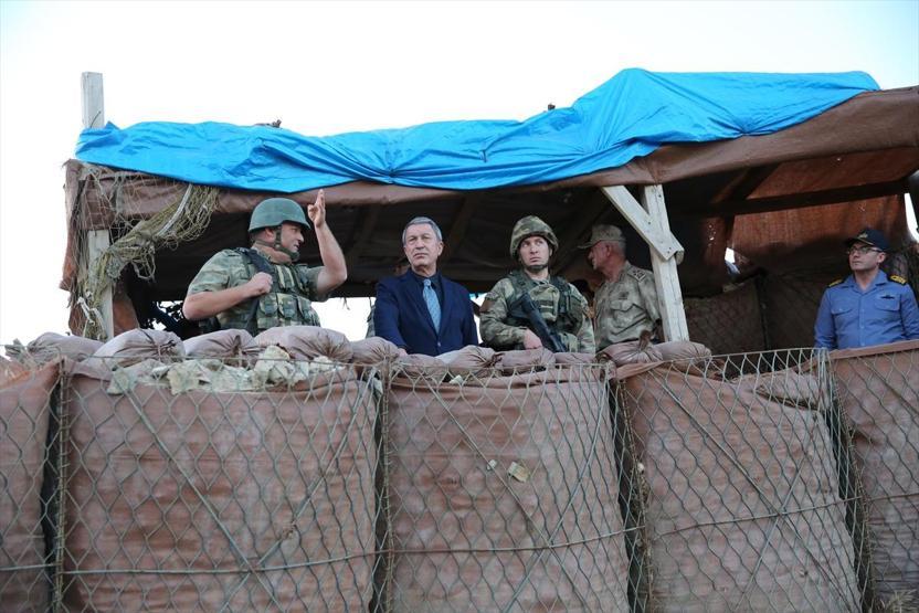 Hulusi Akar sınırın sıfır noktasında