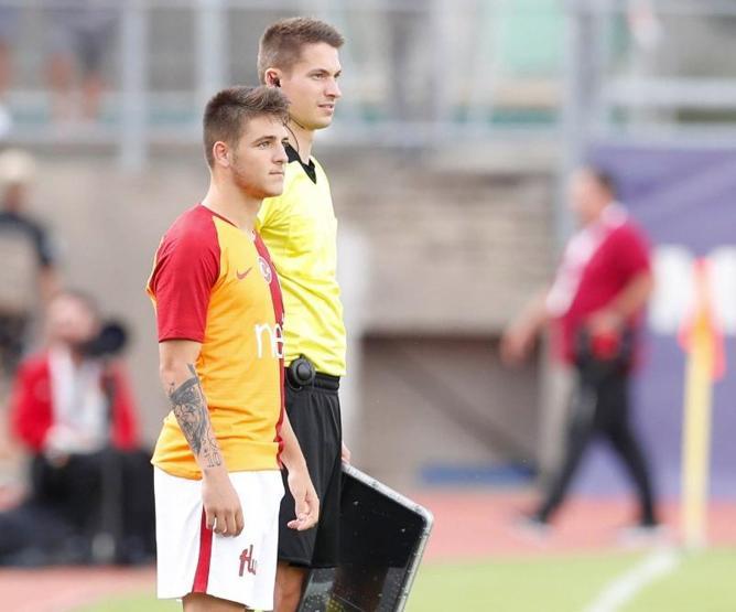 Hazırlık maçında Galatasarayı korkutan sakatlık