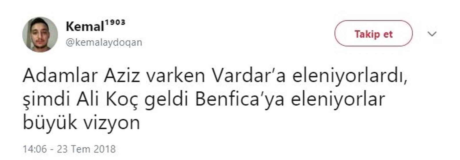 Benfica kurası Twitterı salladı