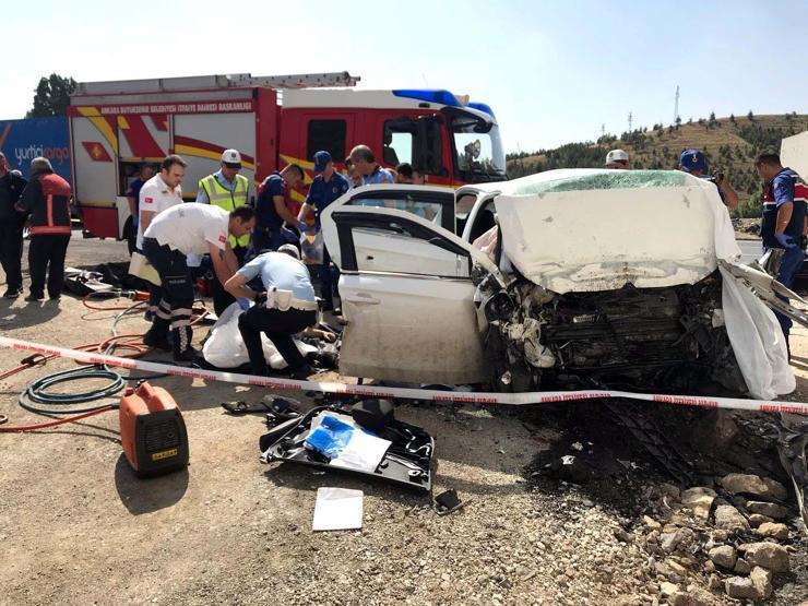 Ankarada feci kaza: 4 ölü