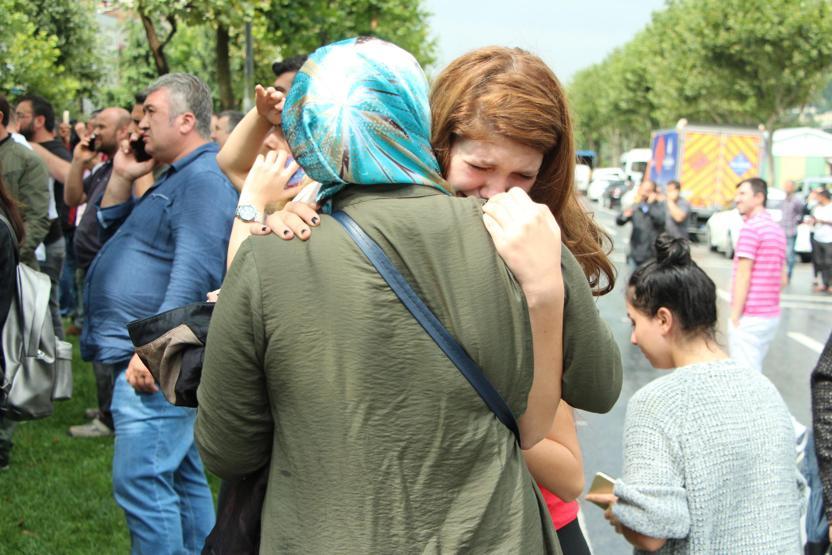 İşte çöken bina