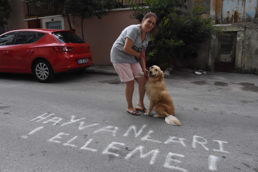 Komşularına karşı çaresiz kaldı, sokağa bunu yazdı