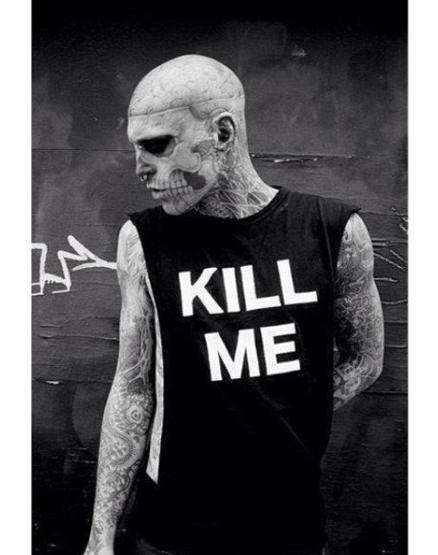 Zombi Adam Rick Genest intihar etti