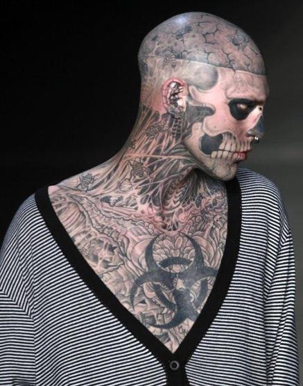 Zombi Adam Rick Genest intihar etti