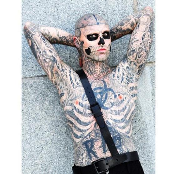 Zombi Adam Rick Genest intihar etti