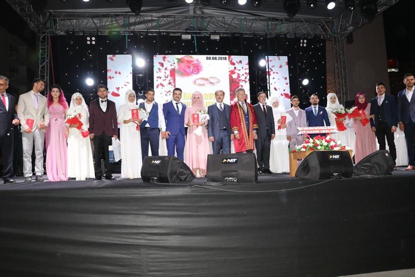 Belediyeden 8 çifte 08.08.18 sürprizi