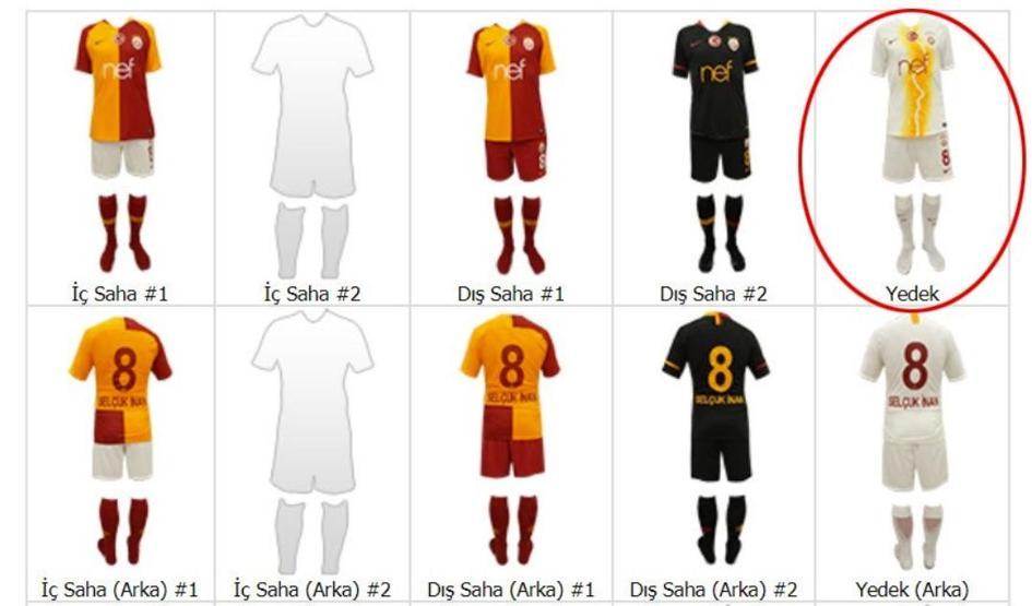 Galatasarayın 3 forması da açıklandı