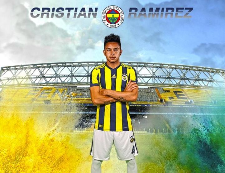 Cristian Ramirez Fenerbahçe için İstanbul’a geldi