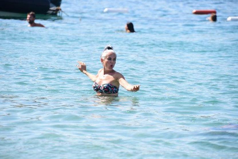 İpek Tanrıyar ile sevgilisi Murat Evler, Bodrumda