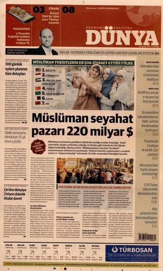 25 Ağustos 2018 - Gazete manşetleri
