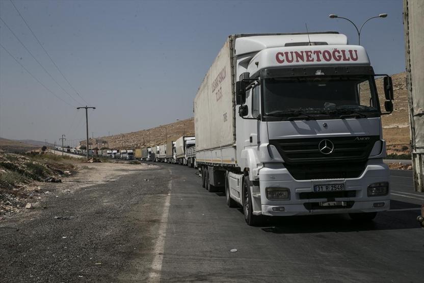 Sınırda 5 kilometrelik TIR kuyruğu