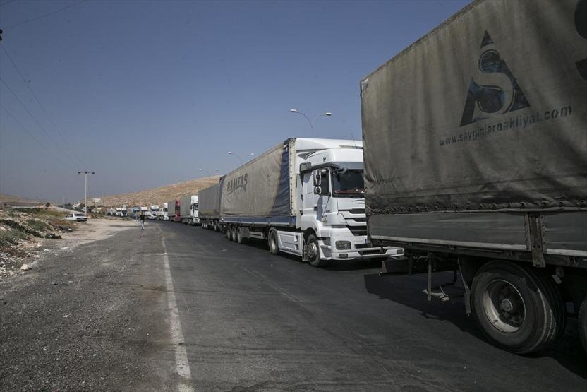 Sınırda 5 kilometrelik TIR kuyruğu
