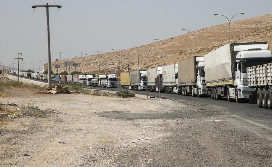 Sınırda 5 kilometrelik TIR kuyruğu