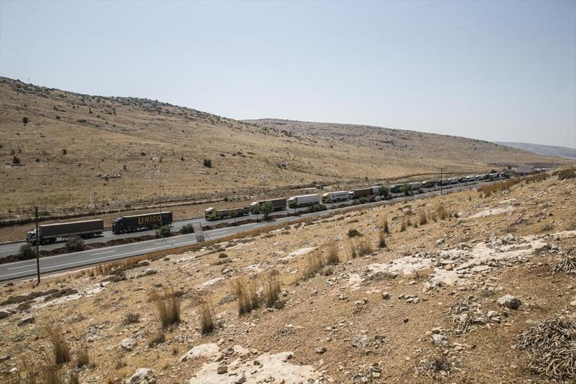 Sınırda 5 kilometrelik TIR kuyruğu