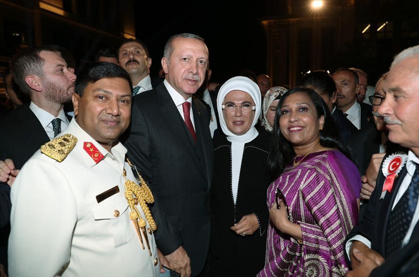 Zafer Bayramı Resepsiyonundan kareler