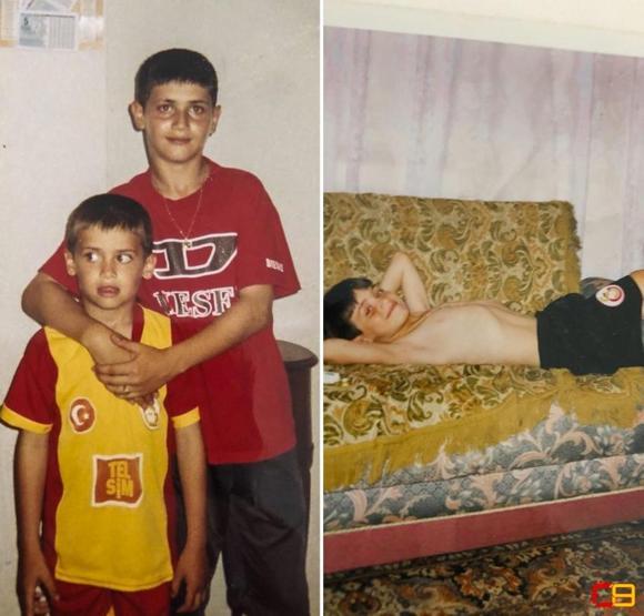 Ömer Bayram çocukluk fotoğraflarını paylaştı