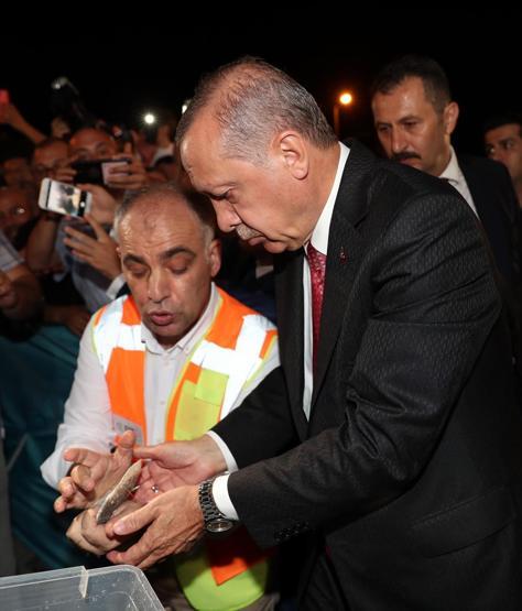 Cumhurbaşkanı Erdoğan balık sezonunu açtı
