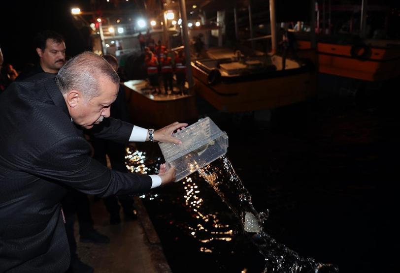 Cumhurbaşkanı Erdoğan balık sezonunu açtı