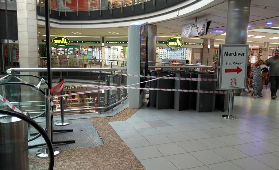 Metrocity AVM’nin yürüyen merdivenlerinin neden söküldüğü belli oldu