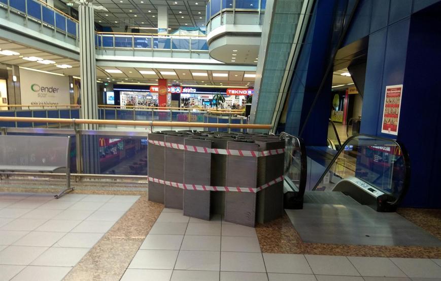 Metrocity AVM’nin yürüyen merdivenlerinin neden söküldüğü belli oldu