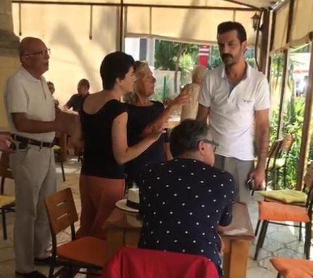 KKTCli genel başkandan Barbaros Şansala restoranda tepki