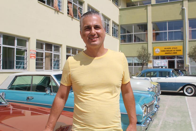 Klasik otomobiller Ayvalıkta buluştu