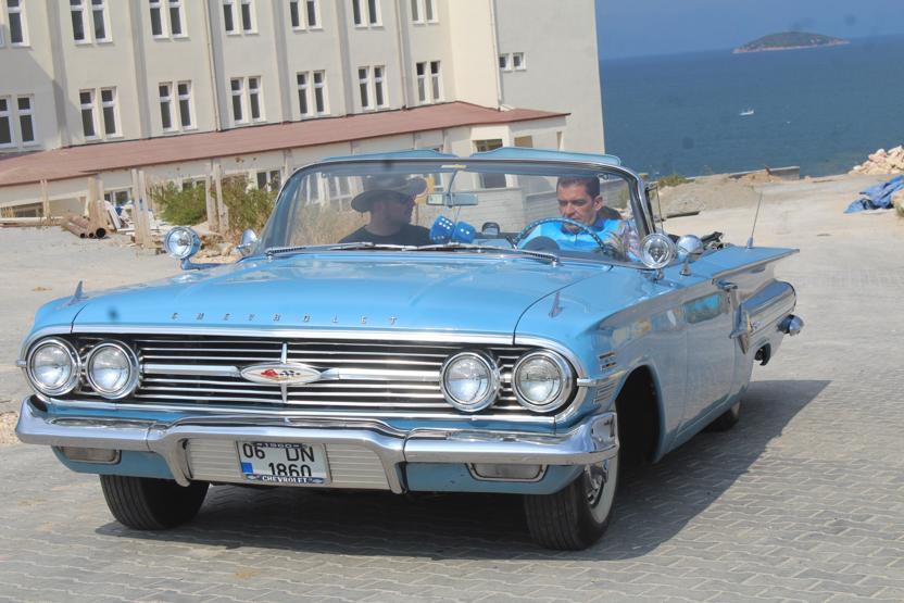 Klasik otomobiller Ayvalıkta buluştu