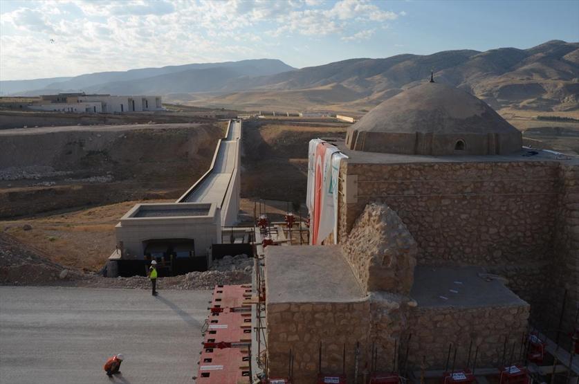 İmam Abdullah Türbesi yeni yerine taşındı