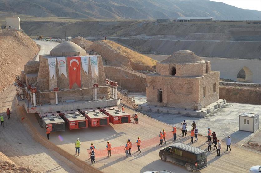 İmam Abdullah Türbesi yeni yerine taşındı