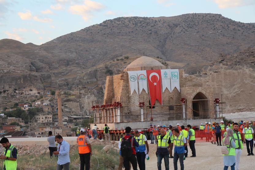 İmam Abdullah Türbesi yeni yerine taşındı