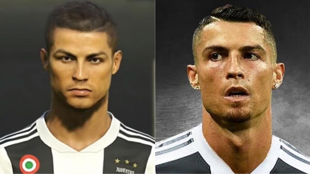 PES 2019da futbolcu yüzleri