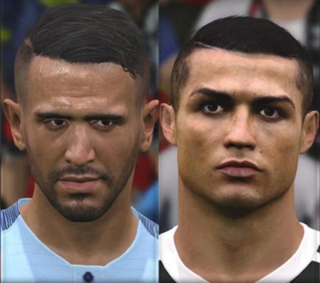 PES 2019da futbolcu yüzleri