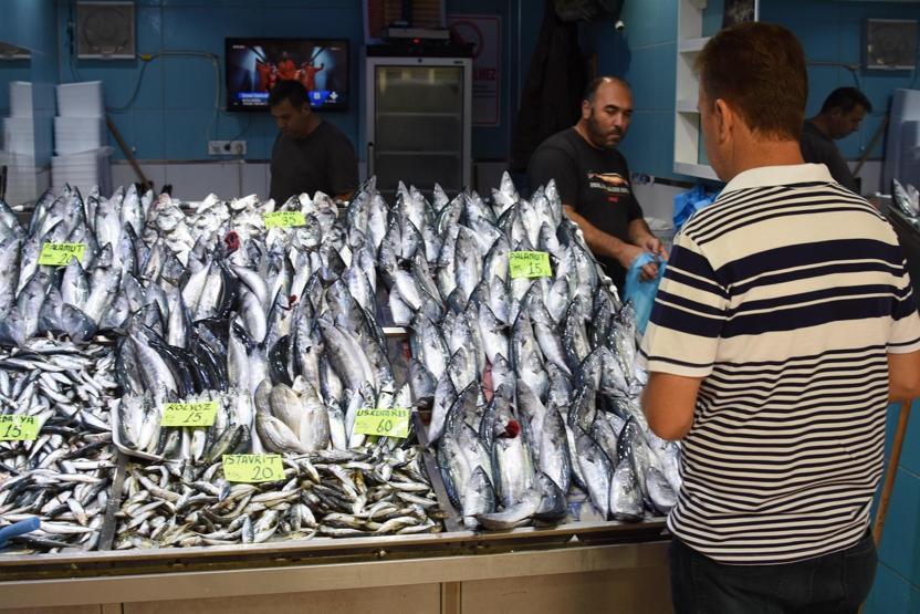 Çanakkalede tezgahlar doldu, balık fiyatları düştü