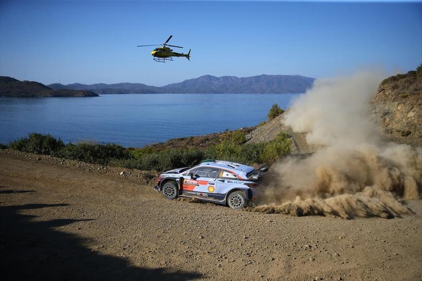 WRC Türkiye Rallisinden nefes kesen manzaralar