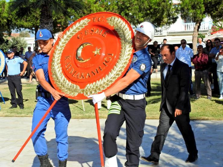 Alaçatının düşman işgalinden kurtuluşu coşkuyla kutlandı