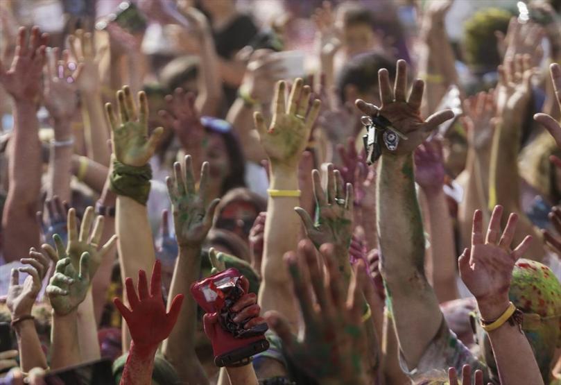 Ankaralılar renkli koşu festivalinde doyasıya eğlendi